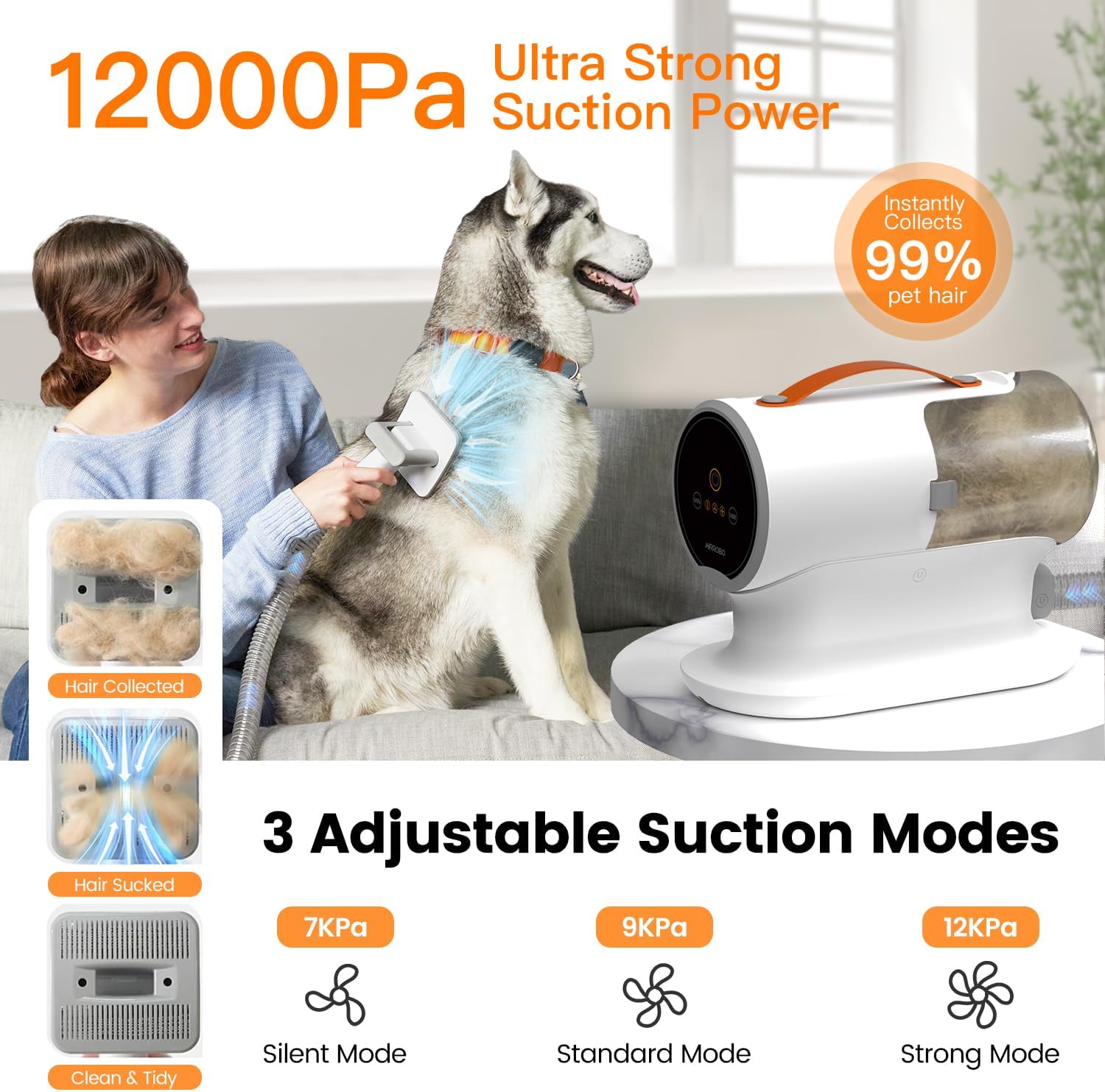 Dog Grooming Vacuum Kit