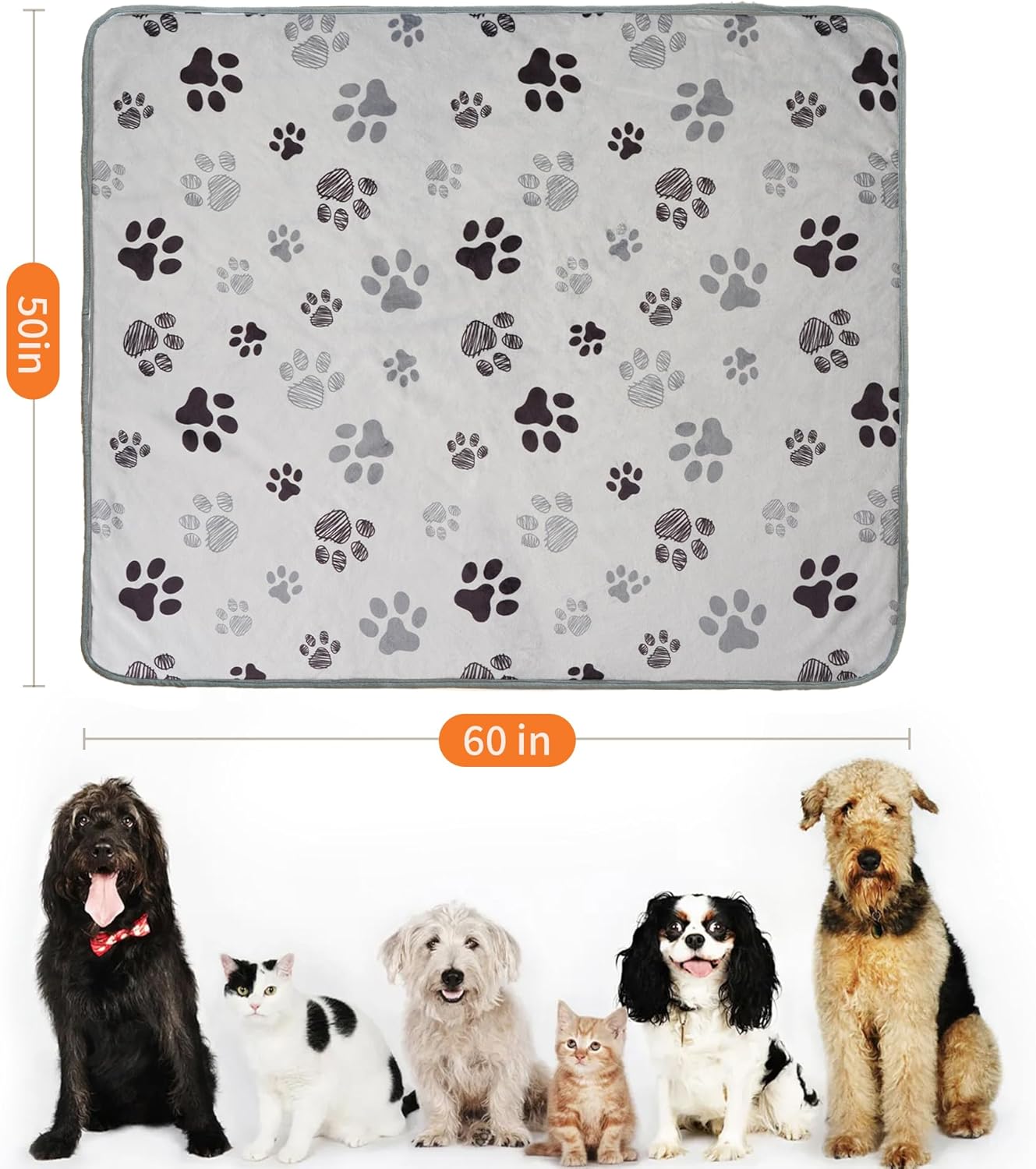 Waterproof Dog Blanket 50”x60”